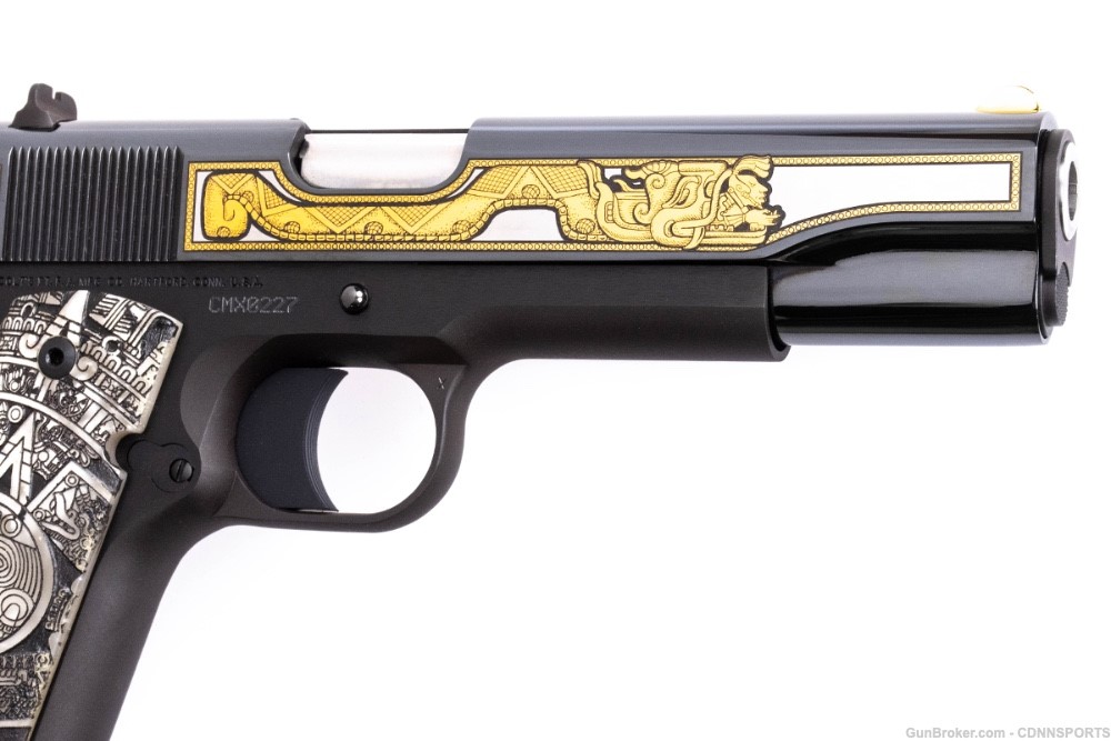 TALO Colt 1911 Aztec Gold .38 Super 227 of 300 NEW FROM 2014-img-8