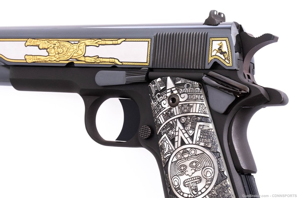 TALO Colt 1911 Aztec Gold .38 Super 227 of 300 NEW FROM 2014-img-7