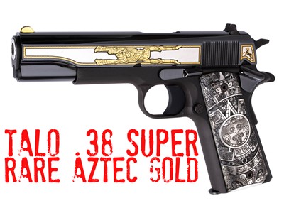 TALO Colt 1911 Aztec Gold .38 Super 227 of 300 NEW FROM 2014