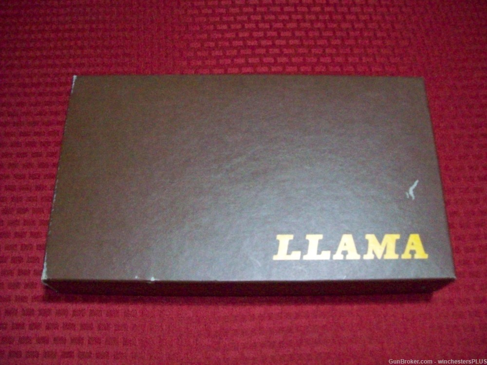 LLAMA MODEL 111A  AUTOMATIC PISTOL .380 BOX ONLY NO PISTOL-img-0
