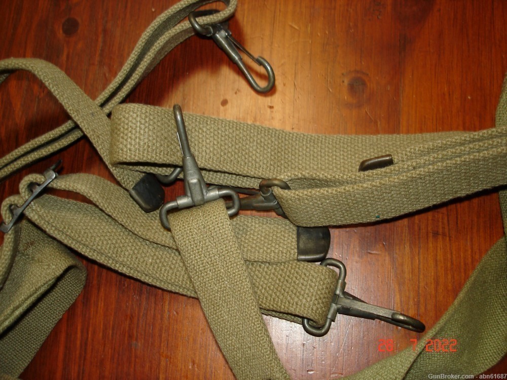 WWII Airborne Paratroopers combat suspenders Hinson 1942 dated-img-2