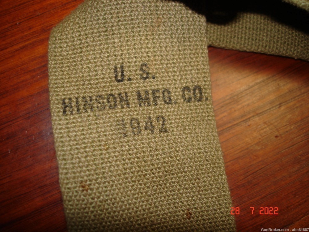 WWII Airborne Paratroopers combat suspenders Hinson 1942 dated-img-1
