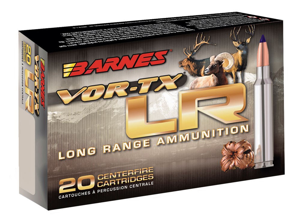 Barnes Bullets VOR-TX Long Range 300 Win Mag 190 gr LRX Boat Tail 20 Per Bo-img-0