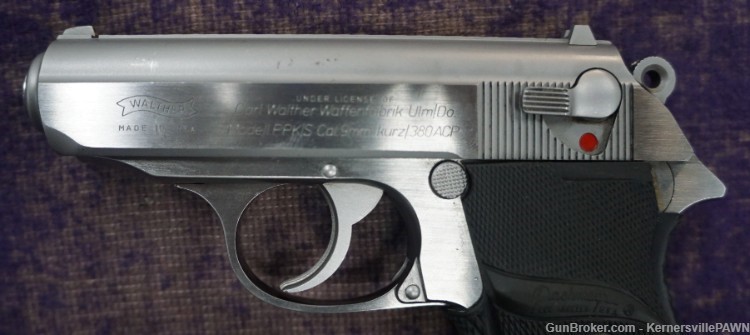 Walther Interarms PPK/S Stainless Double/Single Action .380ACP-img-2