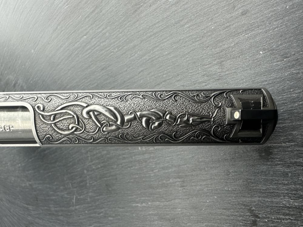 FACTORY 2ND - Kimber 1911 Custom Engraved Viking Warrior AAA by Altamont-img-10