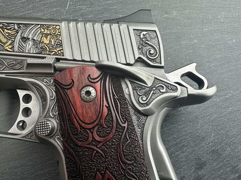 FACTORY 2ND - Kimber 1911 Custom Engraved Viking Warrior AAA by Altamont-img-3