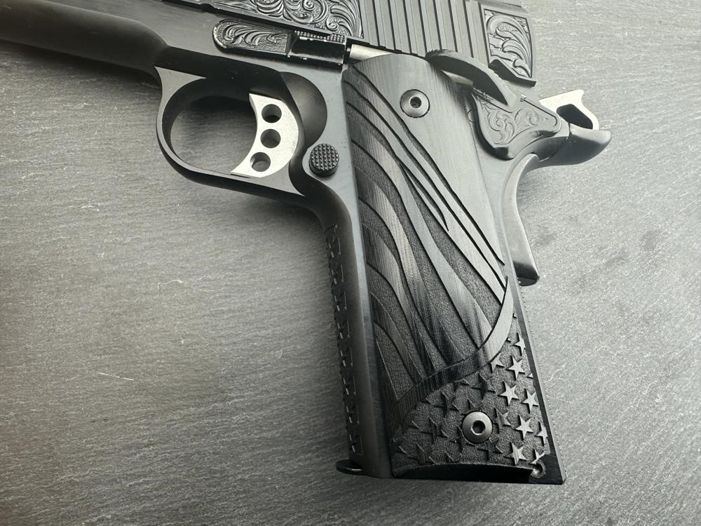 FACTORY 2ND - Kimber 1911 Custom Engraved Patriot Blued by Altamont-img-5