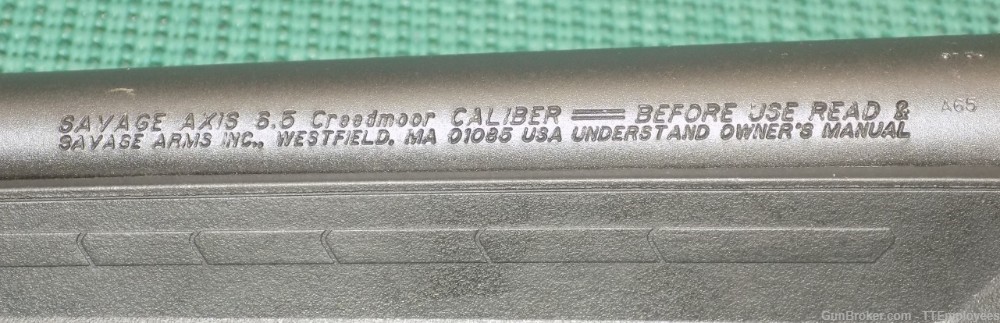 Savage Axis Bolt Action Rifle 6.5 Creedmoor Used NO RESERVE-img-1