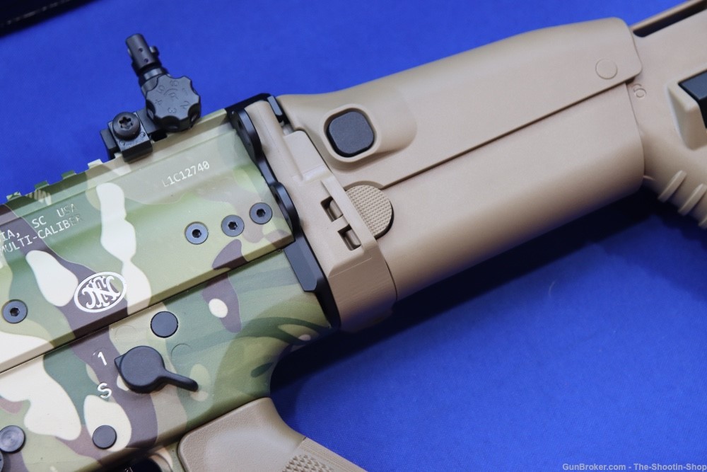 FNH FN Model SCAR 16S Tactical Rifle 5.56MM AR 556 16" NRCH MULTICAM & FDE-img-7