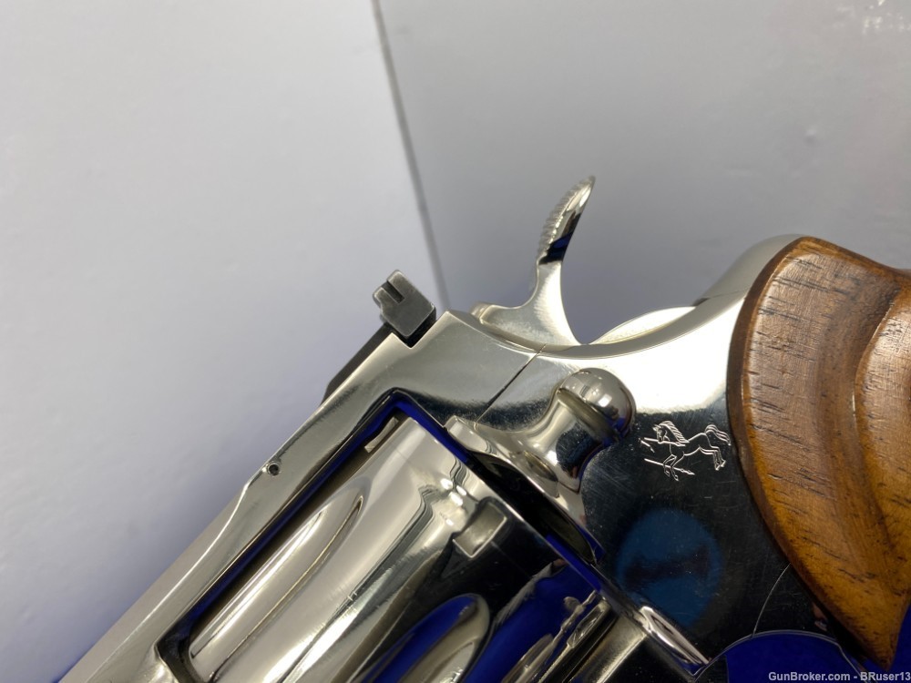 1961 Colt Python .357 Mag Nickel 4" *CLASSIC SNAKE MODEL REVOLVER*-img-11