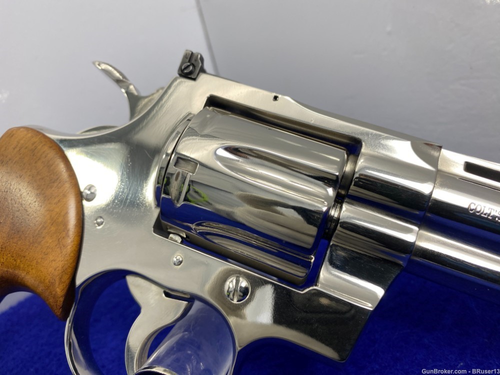 1961 Colt Python .357 Mag Nickel 4" *CLASSIC SNAKE MODEL REVOLVER*-img-28