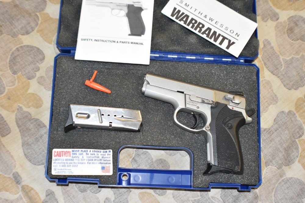 Smith & Wesson 6906 9mm Pistol S&W 3.5” Stainless LNIB Estate Sale NR-img-0