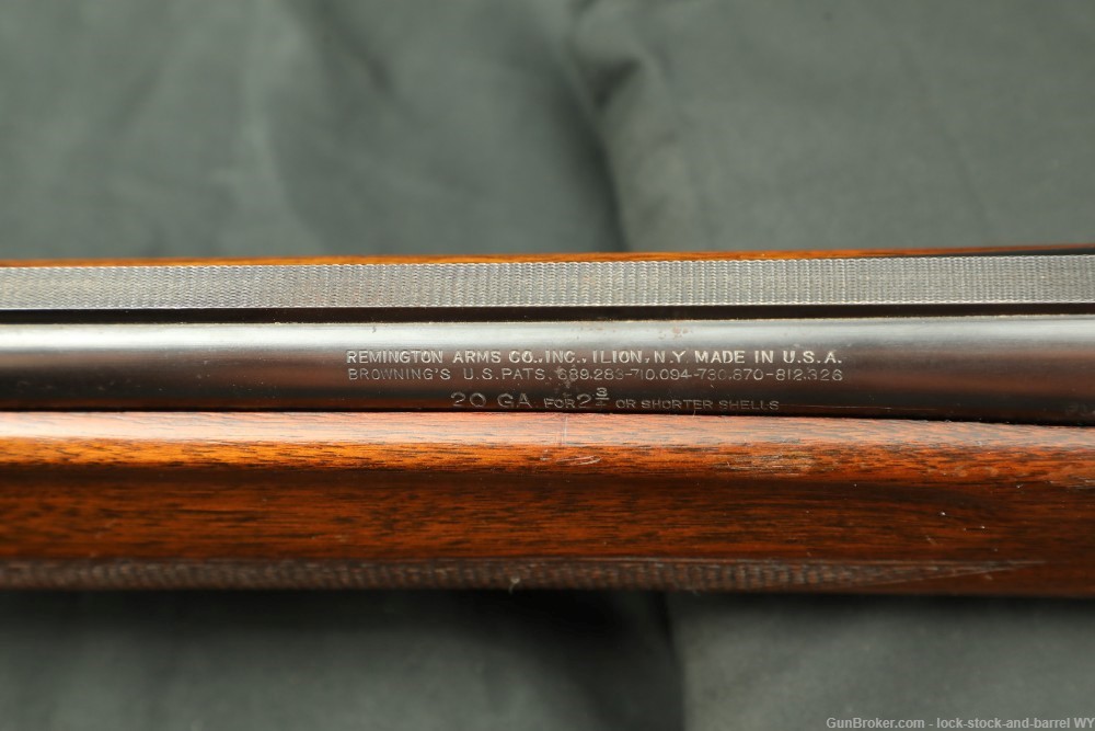 Remington Model 11 The Sportsman 20 GA 28" Semi-Auto Shotgun C&R 1963-img-27