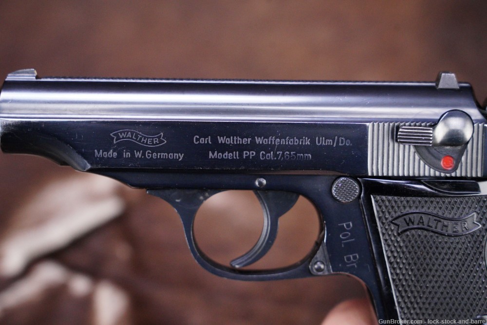 Walther Model PP Bremen State Police 3 7/8" .32 ACP Semi-Auto Pistol, C&R-img-8