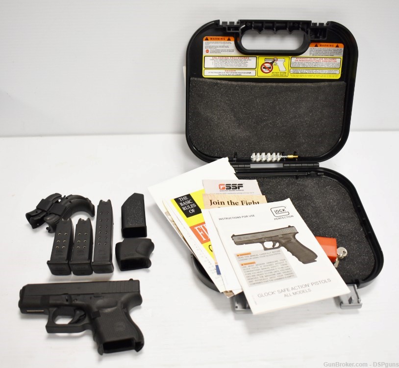 Glock G27 Gen4 Sub-Compact 40 S&W 3.42" - 15 Rd. + 9 Rd. x 2 - UG2750201-img-0