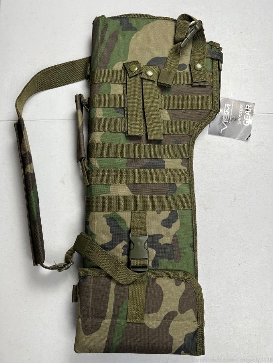 VISM by NcStar Tactical Rifle Scabbard Woodland Camouflage *NIB* -img-1
