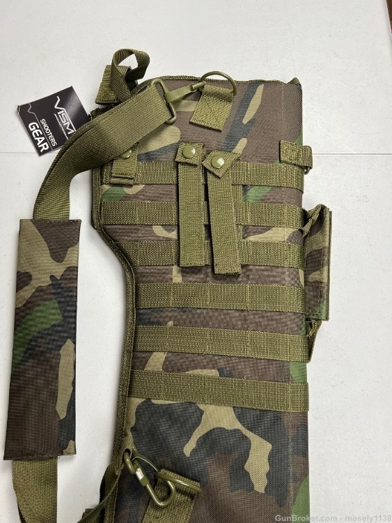 VISM by NcStar Tactical Rifle Scabbard Woodland Camouflage *NIB* -img-6