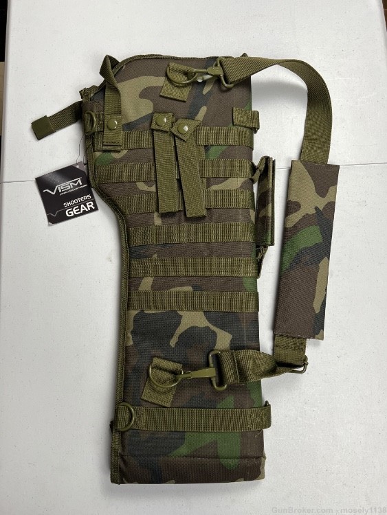 VISM by NcStar Tactical Rifle Scabbard Woodland Camouflage *NIB* -img-0