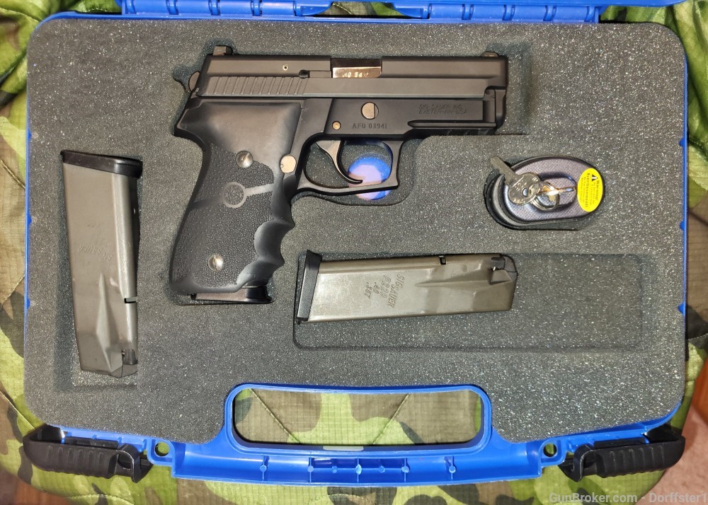 Sig Sauer P229R DAO DAK Trigger .40 S&W Pistol w 3 12-rd Mags Hogue Grips-img-0