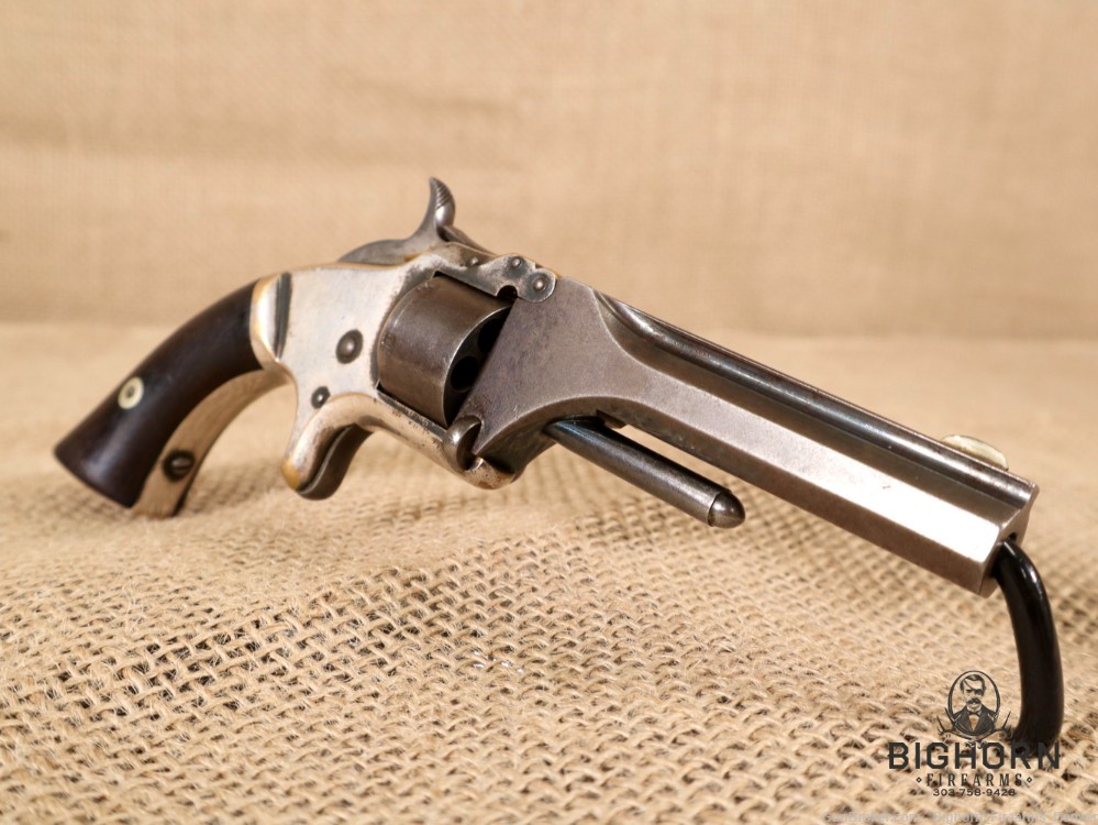 Smith & Wesson, S&W, Model Number One, 2nd Issue .22 Rimfire Short Revolver-img-2
