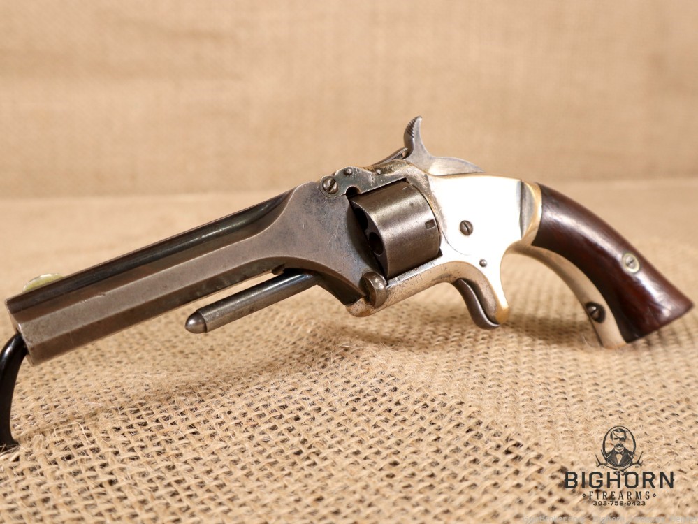 Smith & Wesson, S&W, Model Number One, 2nd Issue .22 Rimfire Short Revolver-img-1