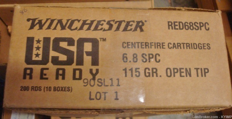 60 Winchester 6.8 SPC 115 grain HP NEW ammo RED68SPC-img-5