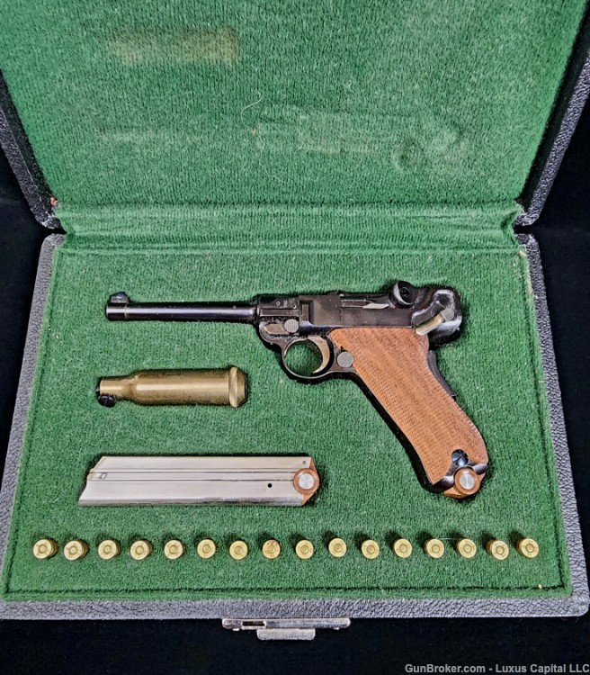 Miniature Swiss Luger Half Scale Size By Leon Crottet-img-5