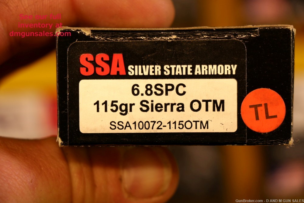 SSA SILVER STATE ARMORY 6.8 SPC 115GR SIERRA OTM 220 ROUNDS 11 BOXES-img-2