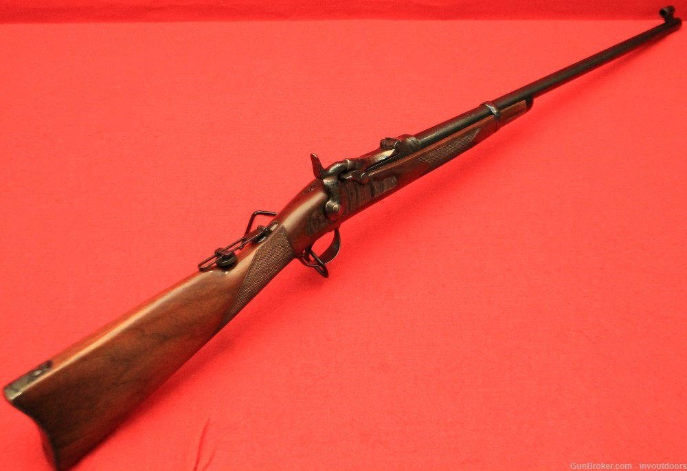 Harrington & Richardson 1873 Trapdoor chambered in .45-70 with a 26-inch.-img-2