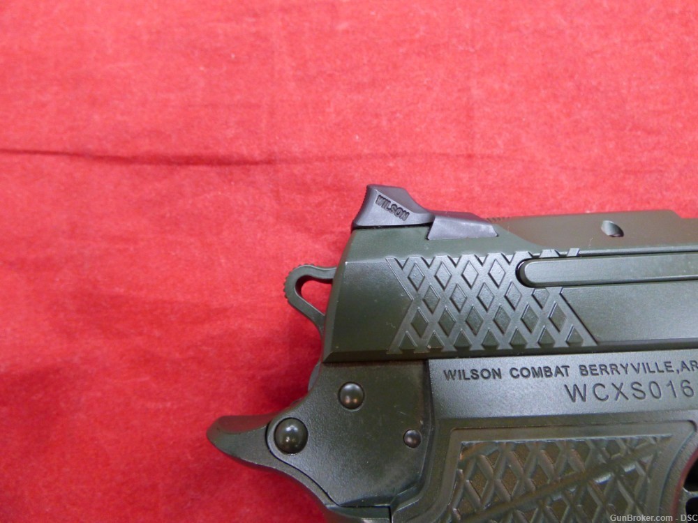 Wilson Combat SFX9 Armor Tuff Green - 9mm WC Target 10/15 Round Fiber Optic-img-6