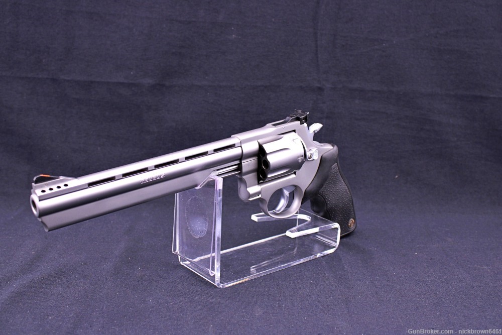 TAURUS 608 357 MAG 8.5" STAINLESS STEEL PORTED REVOLVER 8 SHOT -img-1