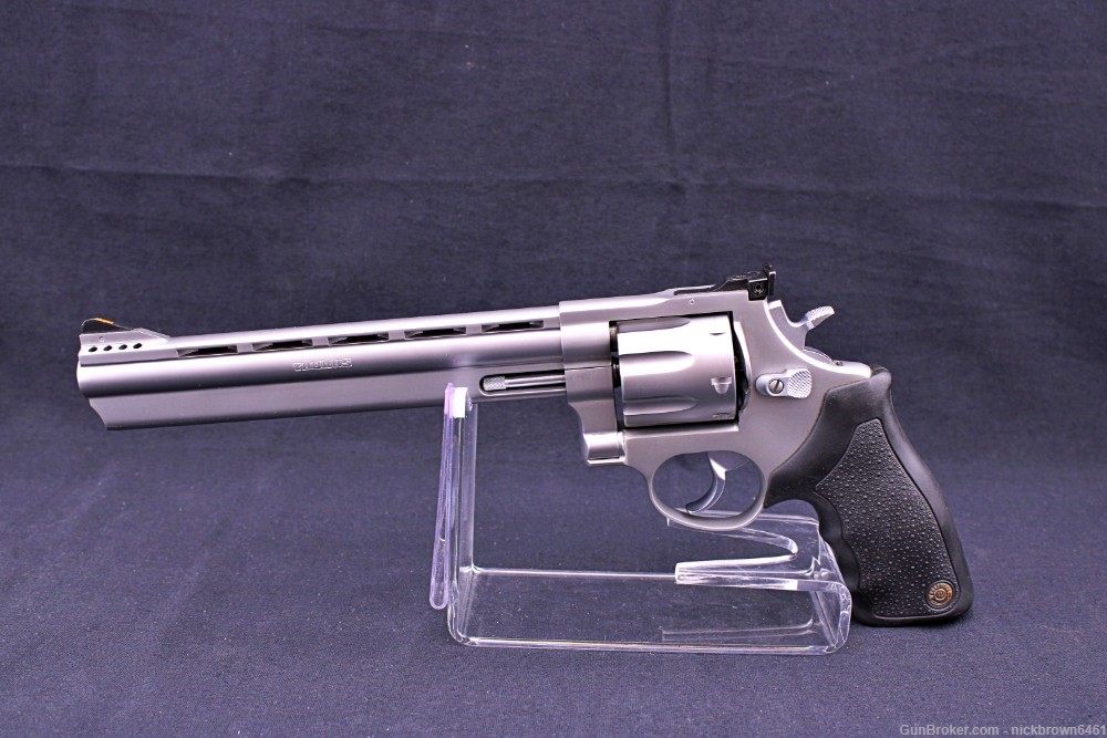 TAURUS 608 357 MAG 8.5" STAINLESS STEEL PORTED REVOLVER 8 SHOT -img-2