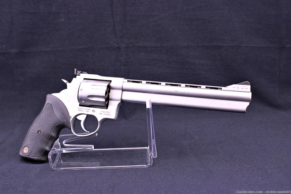 TAURUS 608 357 MAG 8.5" STAINLESS STEEL PORTED REVOLVER 8 SHOT -img-7