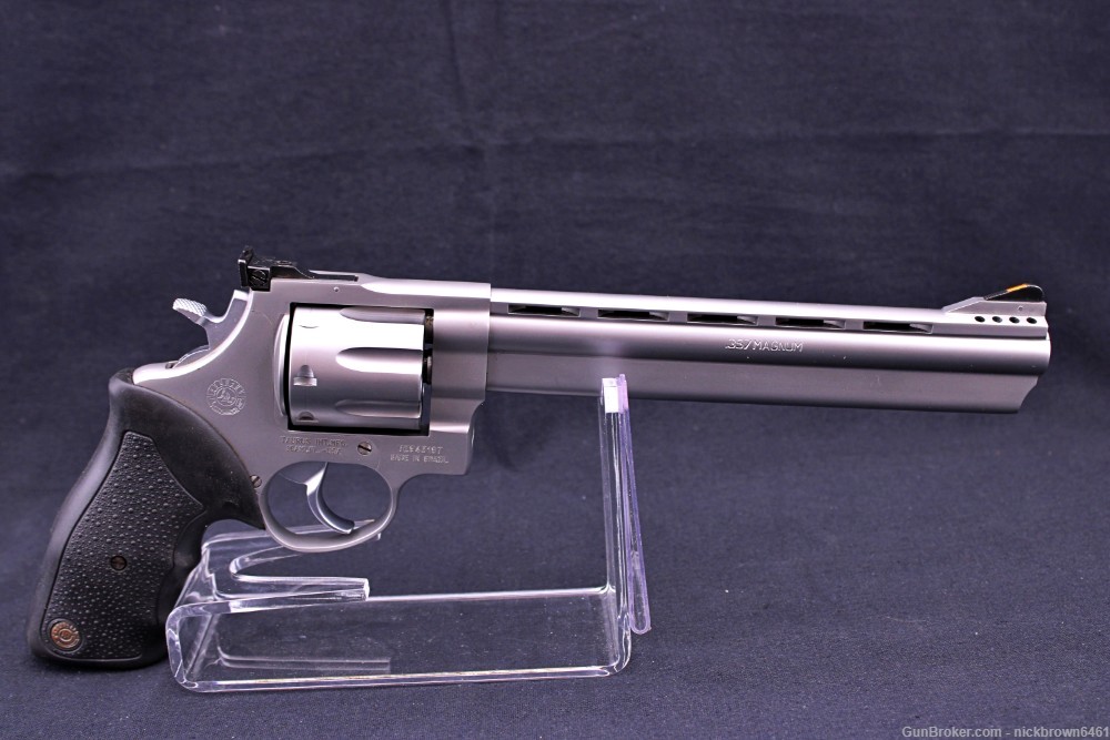 TAURUS 608 357 MAG 8.5" STAINLESS STEEL PORTED REVOLVER 8 SHOT -img-8