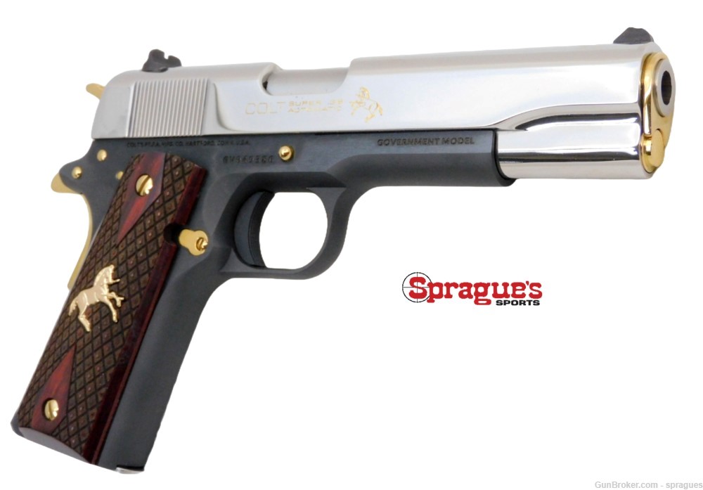 Colt 1911 Government "El Aguila" Limited Edition 1of 100 5" 38 SUP *NEW*-img-1