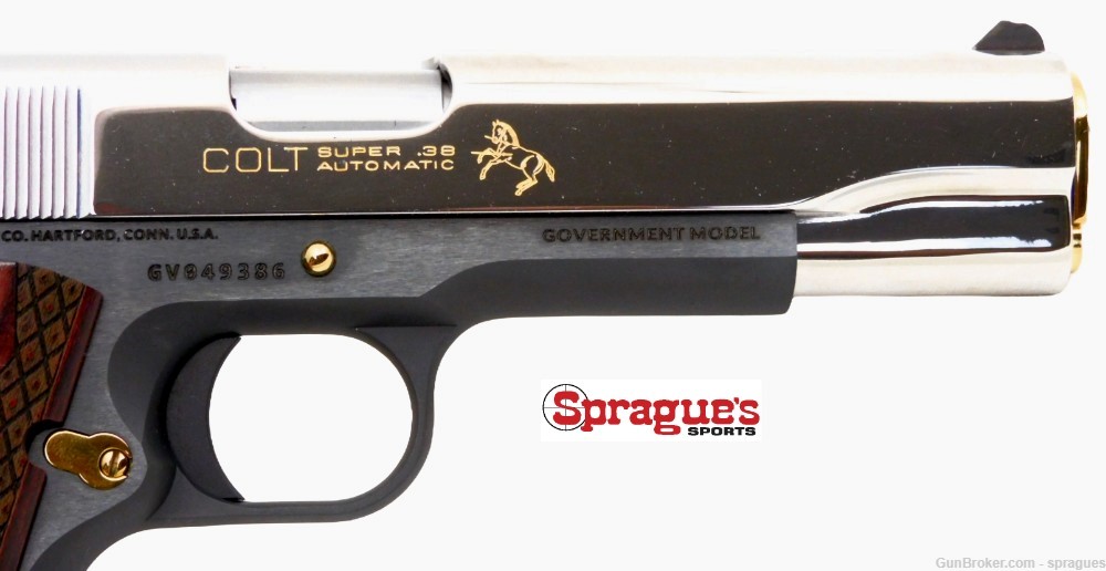 Colt 1911 Government "El Aguila" Limited Edition 1of 100 5" 38 SUP *NEW*-img-7