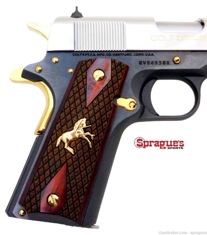 Colt 1911 Government "El Aguila" Limited Edition 1of 100 5" 38 SUP *NEW*-img-6