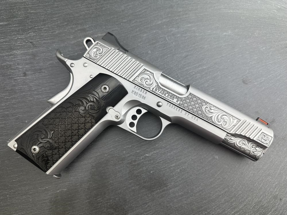 FACTORY 2ND - Kimber 1911 Custom Engraved Royal Chateau AA by Altamont-img-11
