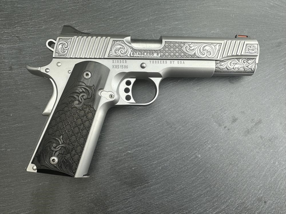 FACTORY 2ND - Kimber 1911 Custom Engraved Royal Chateau AA by Altamont-img-5