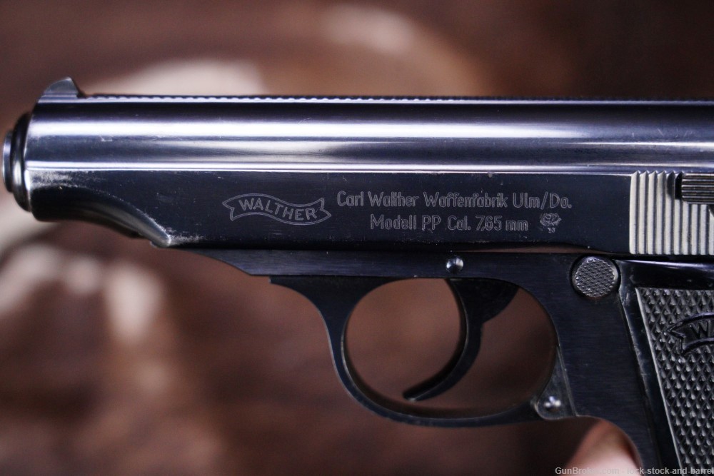 Walther Model PP 7.65mm .32 ACP 3 7/8" Blue Semi-Auto Pistol, 1959-1960 C&R-img-9
