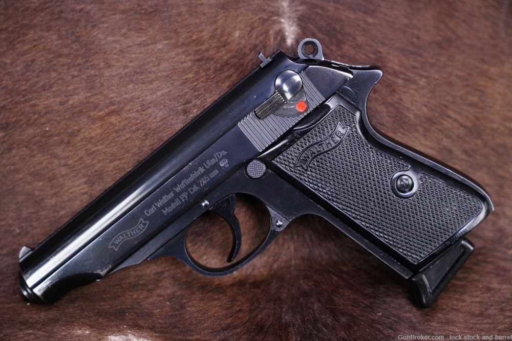 Walther Model PP 7.65mm .32 ACP 3 7/8" Blue Semi-Auto Pistol, 1959-1960 C&R-img-3