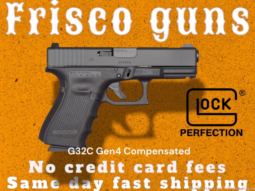 Glock 32C Gen4 357 13RD 4.02” Compensated Ported Barrel -img-0