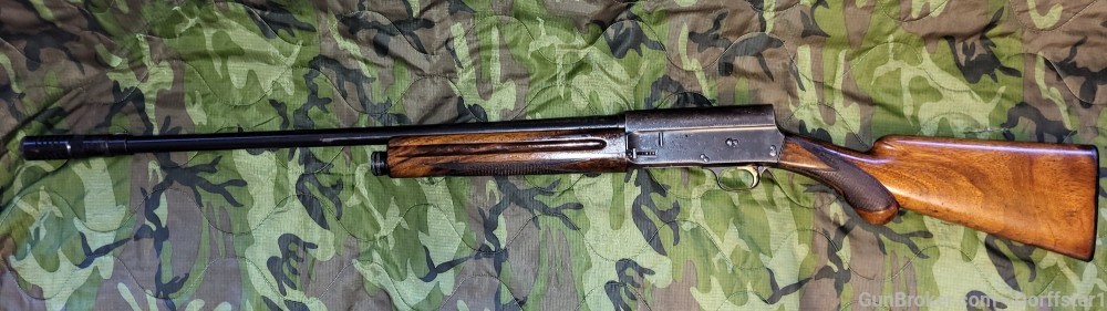 1961 C&R Browning Sweet Sixteen 16 Gauge A5 Shotgun w Round Knob Stock-img-6