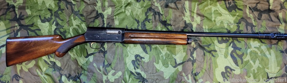 1961 C&R Browning Sweet Sixteen 16 Gauge A5 Shotgun w Round Knob Stock-img-0