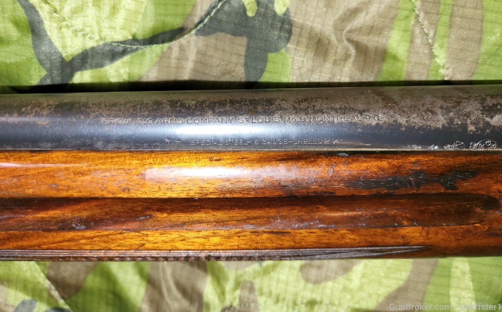 1961 C&R Browning Sweet Sixteen 16 Gauge A5 Shotgun w Round Knob Stock-img-41