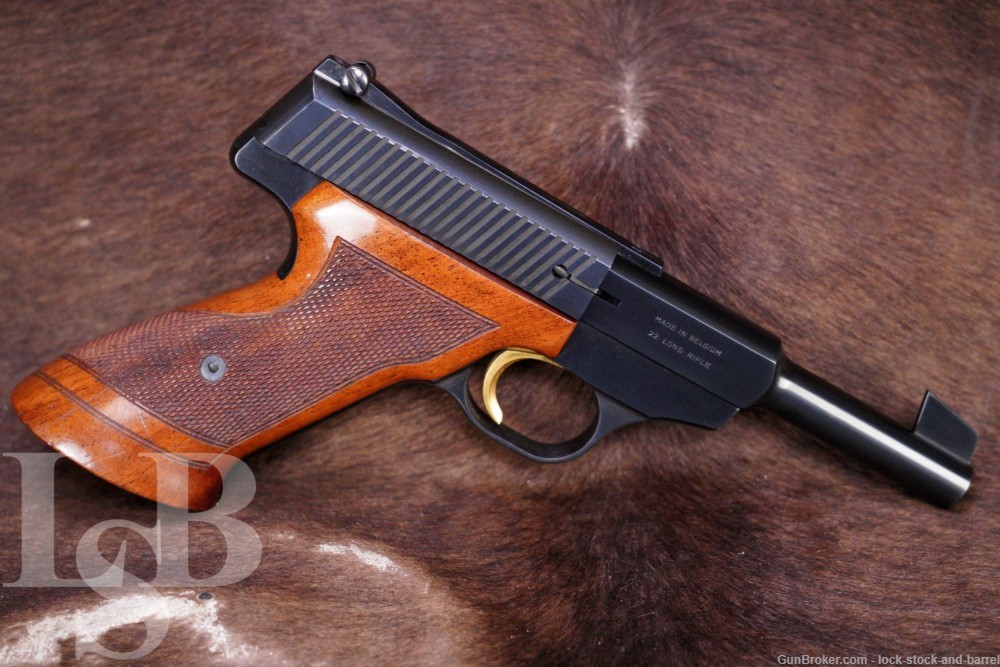 FN Browning Challenger .22 LR 4.5" Blue Semi-Automatic Pistol, MFD 1963 C&R-img-0