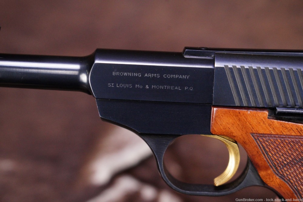 FN Browning Challenger .22 LR 4.5" Blue Semi-Automatic Pistol, MFD 1963 C&R-img-9