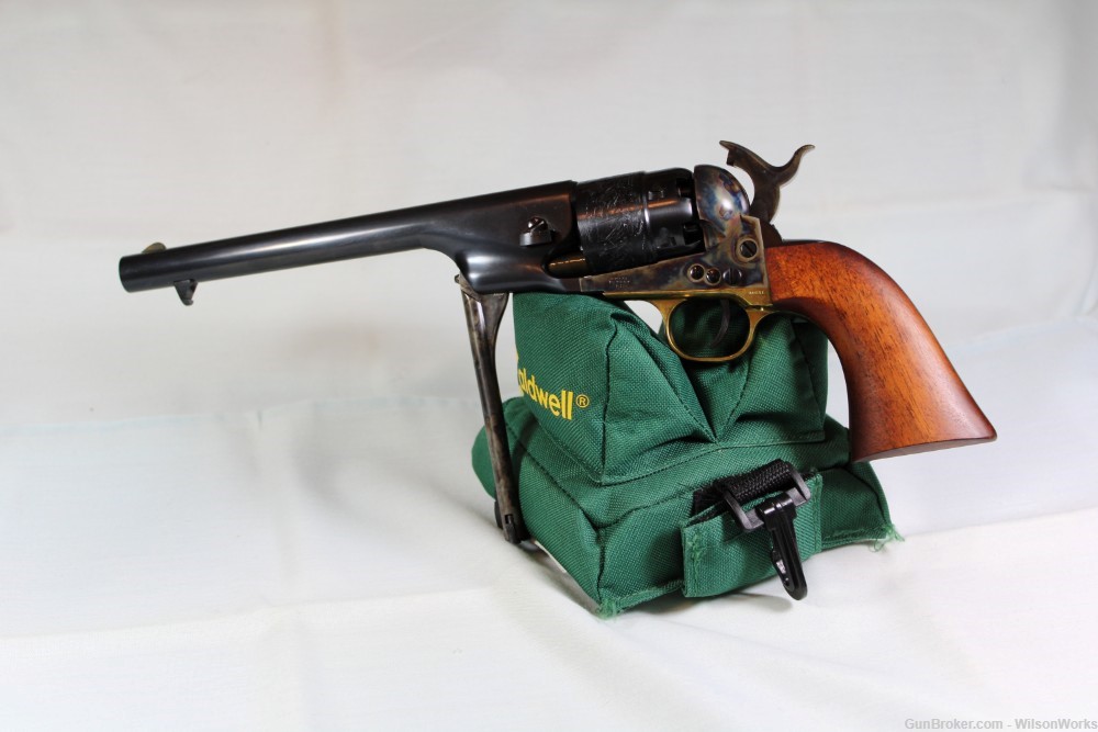 Colt Mod1860 Army 2nd Gen 44 Black Powder; Book Included; "Antique" No FFL-img-32