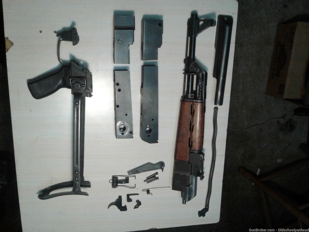 Yugo AK-47 parts kit with 2 rear receiver pieces and 3 front rec. Pieces -img-9