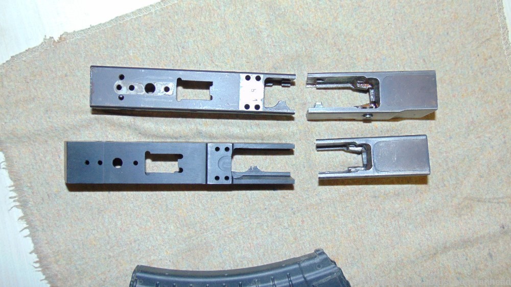 Yugo AK-47 parts kit with 2 rear receiver pieces and 3 front rec. Pieces -img-14